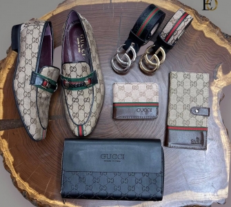 Gucci gentle leather set