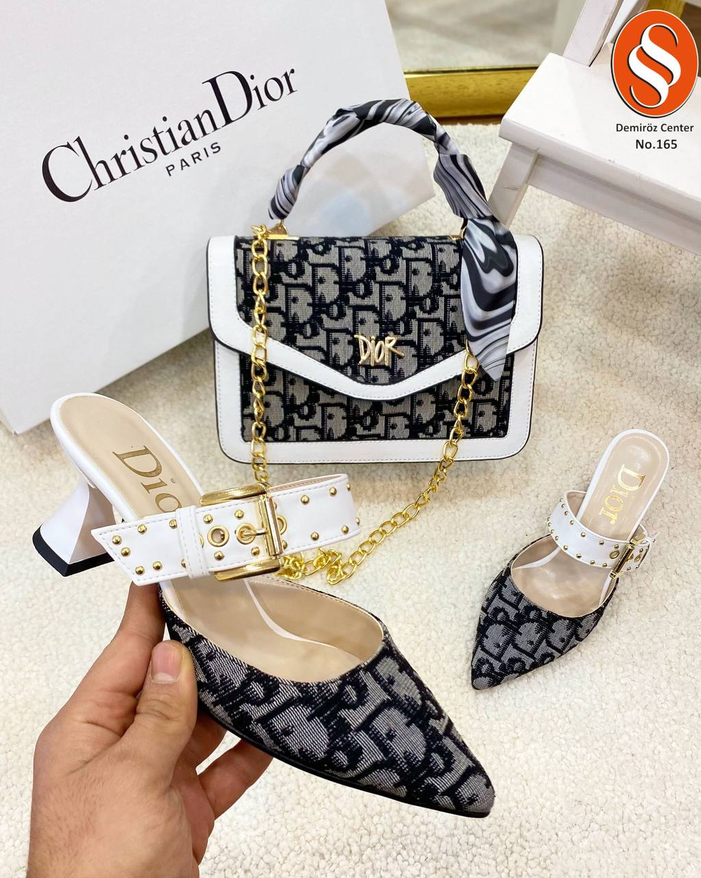 Christian dior heels and handbag