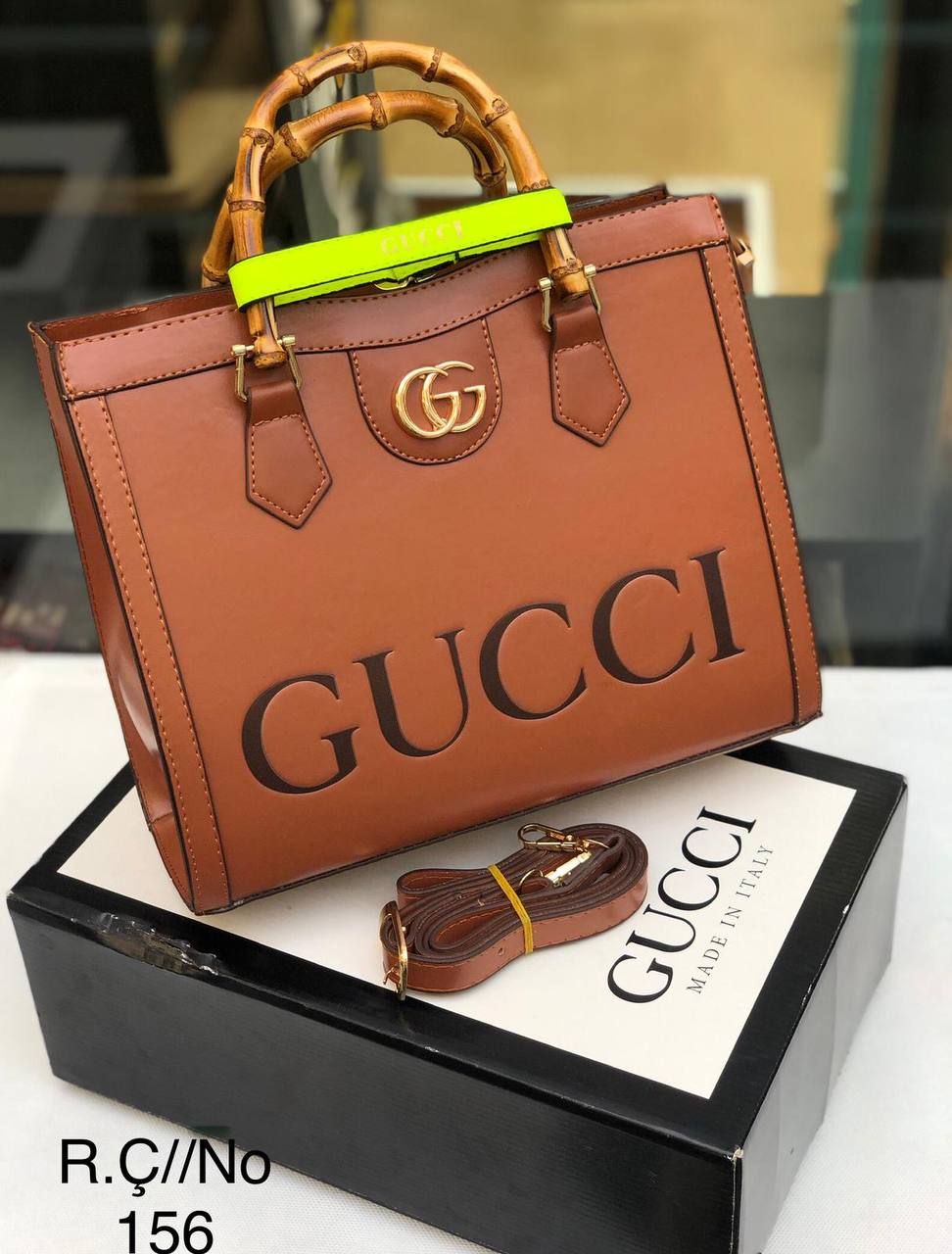 Gucci Diana Medium Tote Bag Brown