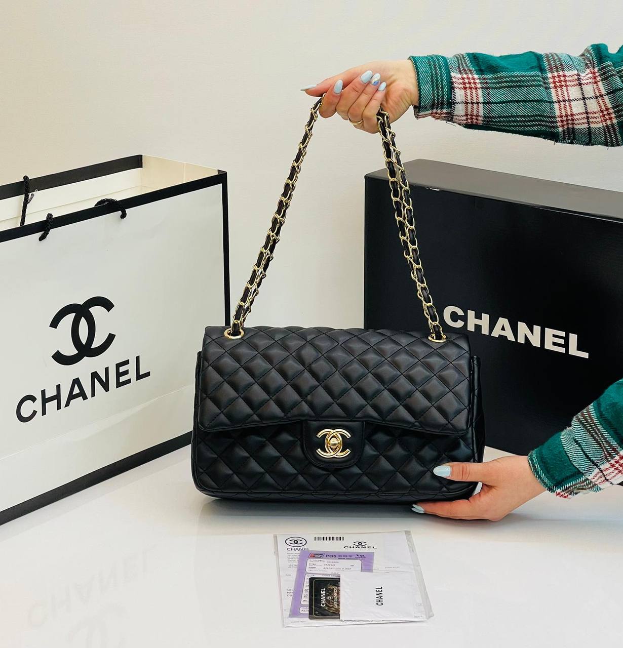Chanel leather handbags