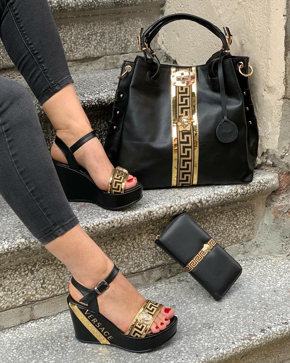 Versace platform shoes