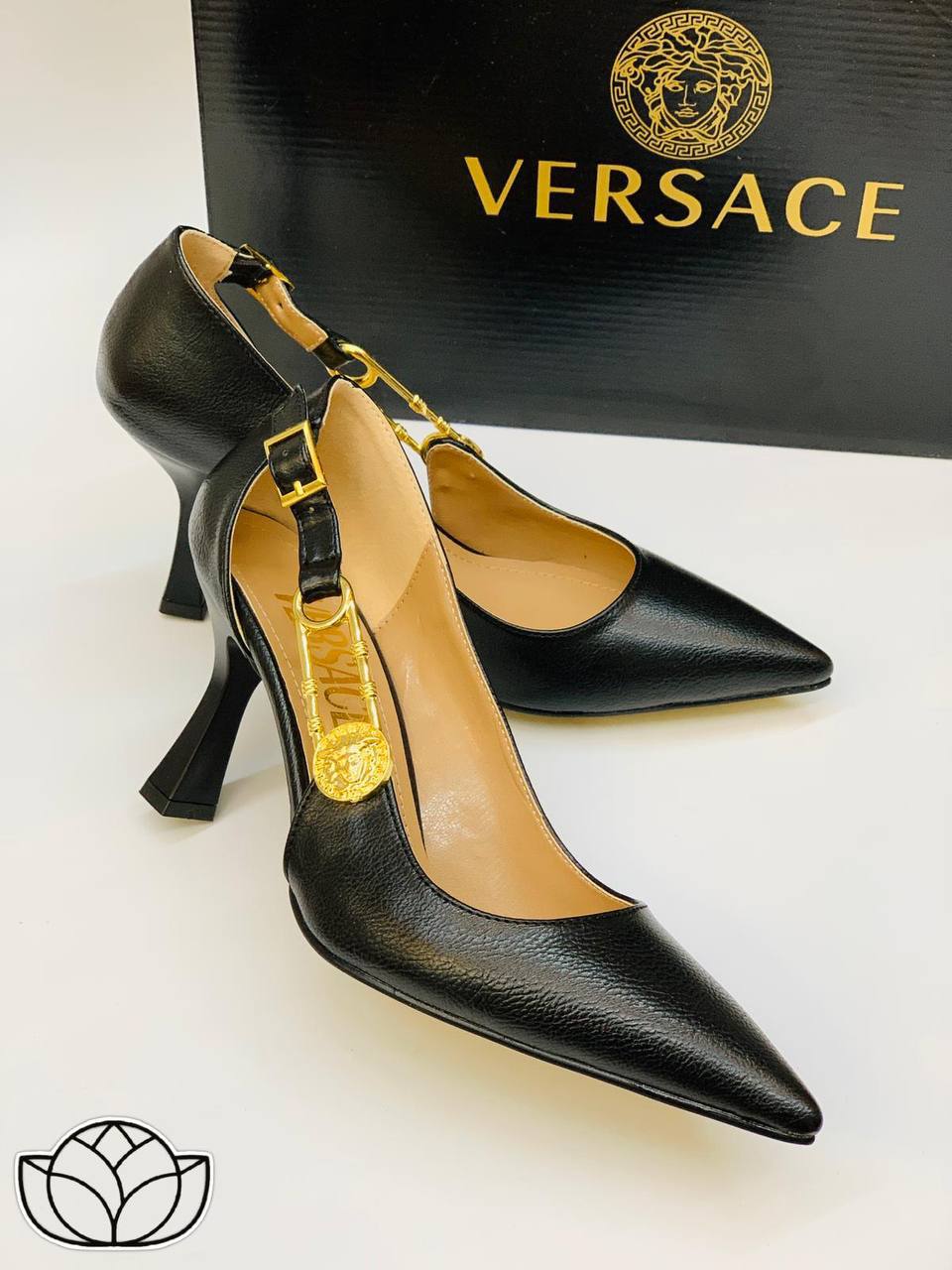 Versace ankle heels
